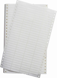 DATAB Matte Polyester Labels, 0.25" H x 1.5" W, Pack of 5000 Labels