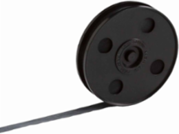BradyMark Marking Foil, 0.391 Inch x 656 ft, Black, Dot Matrix Compatible
