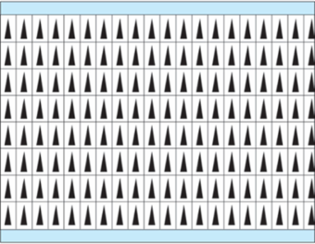 Board Inspection Labels 0.19 Inch H x 0.125 Inch W Vinyl Cloth 25 Cards/Pk