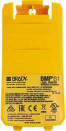 BMP®61 Battery Cover, Yellow Compatible with BMP®61 Label Printer