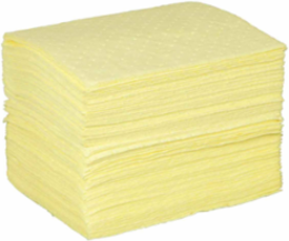 BASIC Chemical Absorbent Pads, Heavy Weight, 15 Inch x 17 Inch, Absorbency 20 gal