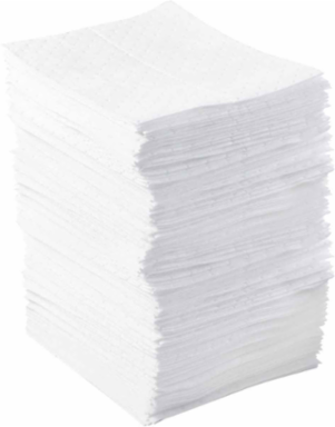 BASIC Oil Only Absorbent Pads, 15 Inch x 17 Inch, 34 Gallon Absorbency Capacity