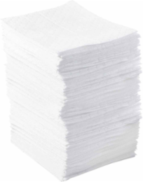 BASIC Oil Only Absorbent Pads, 15 Inch x 17 Inch, 34 Gallon Absorbency Capacity