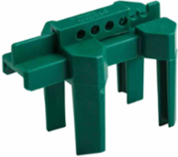Small Ball Valve Lockout Device, Green Pipe Diameter Range: 1/2 to 2-1/2 in