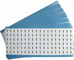Glossy Vinyl Cable Markers, 0.5 Inch Width, 3.5 Inch x 0.5 Inch Size, 25/Pack