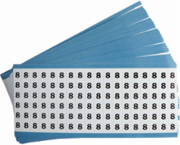 Glossy Permanent Vinyl Cable Markers, 3.5 Inch x 0.5 Inch, 25 Pack