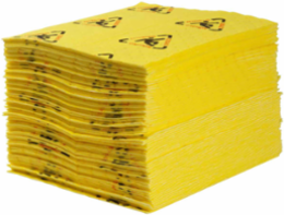BrightSorb® Chemical Absorbent Pads, Light Weight, 15 Inch x 19 Inch, 28 Gallon Capacity