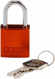 ABUS Compact Aluminum Padlock - 6-Pin Cylinder, 1 in. Shackle Clearance
