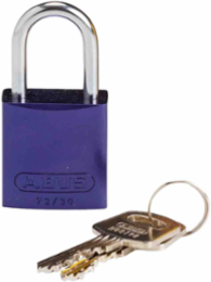 ABUS Compact Aluminum Padlock - 6-Pin Cylinder, 1 in. Shackle Clearance