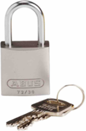 ABUS Compact Aluminum Padlock - 6-Pin Cylinder, 1 in. Shackle Clearance