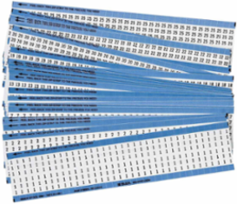 Wire Marker Card Combination Pack - Repositionable Vinyl Cloth, Legend 1 to 25