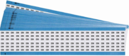 Wire Marker Card Combination Pack - Repositionable Vinyl Cloth, Legend 226 to 250