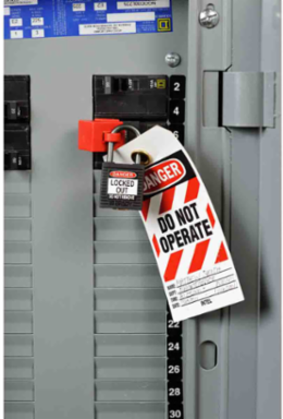 Brady® Nonconductive Compact Nylon Padlocks - 5-Pin Cylinder, 1 in. Shackle Clearance, Keyed Alike