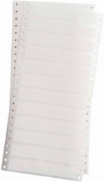 DATAB Series Coated Cloth Labels with Permanent Adhesive, 0.75" H x 0.5" W, Pack of 10000 Labels, Cloth