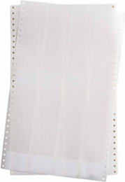 DATAB Series Self-Laminating Vinyl Labels, 7.437" H x 2" W, Pack of 1000 Labels