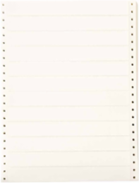 DATAB Series Coated Cloth Labels with Permanent Adhesive, 0.937" H x 0.8" W, Pack of 10000 Labels