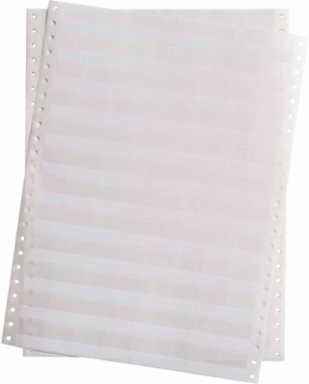 DATAB Series Self-Laminating Vinyl Labels, 0.937" H x 1" W, Pack of 1000 Labels