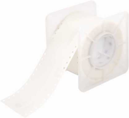 DATAB Series Polymer Coated Cloth Labels, Write-on Labels Value Pack, 0.375" W x 82.5' L, Pack of 2 Rolls, White