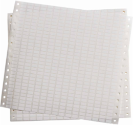 DATAB Matte Polyester Labels, 0.2" H x 0.4" W, Pack of 10000 Labels