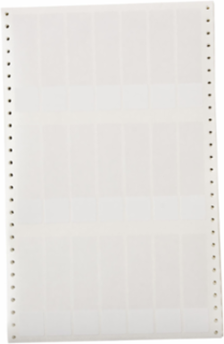 DATAB Series Self-Laminating Vinyl Labels, 4" H x 1.000" W, Pack of 2500 Labels