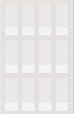 DATAB Series Self-Laminating Vinyl Labels, 4" H x 1.500" W, Pack of 1000 Labels