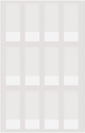 DATAB Series Self-Laminating Vinyl Labels, 4" H x 1.500" W, Pack of 1000 Labels