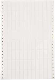 DATAB Series Coated Cloth Labels with Permanent Adhesive, 1.437" H x 0.5" W, Pack of 10000 Labels