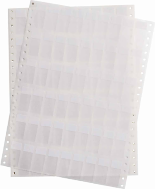 DATAB Series Self-Laminating Vinyl Labels, 1.750" H x 0.75" W, Pack of 1000 Labels