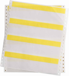 DATAB Series Self-Laminating Vinyl Labels, 2.25" H x 1" W, Pack of 2500 Labels