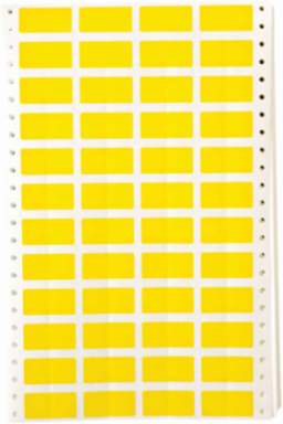DATAB Series Polyvinyl Fluoride Labels, 0.75" H x 0.5" W, Pack of 10000 Labels, Yellow