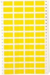 DATAB Series Polyvinyl Fluoride Labels, 0.75" H x 0.5" W, Pack of 10000 Labels, Yellow