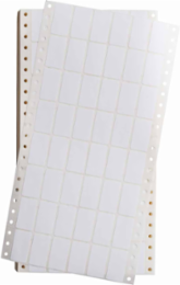DATAB Series Nylon Cloth Labels, 1.437" H x 0.8" W, Pack of 10000 Labels