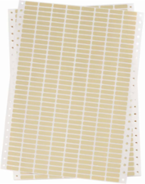 DATAB Amber Polyimide Labels, 0.25" H x 0.9" W