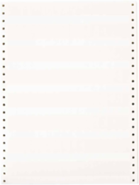 DATAB Series Tedlar Self-Laminating Labels, 1.437" H x 0.5" W, Pack of 10000 Labels