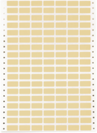 DATAB Amber Polyimide Labels, 0.5" H x 1" W
