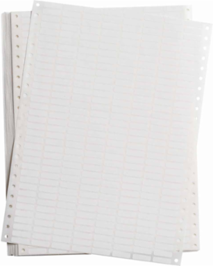 DATAB Matte Polyester Labels, 0.25" H x 0.9" W, Pack of 10000 Labels