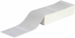 DATAB Series Self-Laminating Vinyl Labels, 7.437" H x 2" W, Pack of 2500 Labels, Quantity Per Row 3
