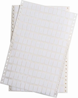 DATAB Series Nylon Cloth Labels, 0.75" H x 0.5" W, Pack of 10000 Labels