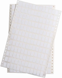 DATAB Series Nylon Cloth Labels, 0.75" H x 0.5" W, Pack of 10000 Labels