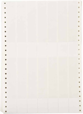 DATAB Series Self-Laminating Vinyl Labels, 5.937" H x 1" W, Pack of 2500 Labels