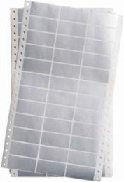 DATAB Series PermaSleeve Metallized Polyester Wire Marking Sleeves, 0.9" H x 2" W, Pack of 5000 Labels