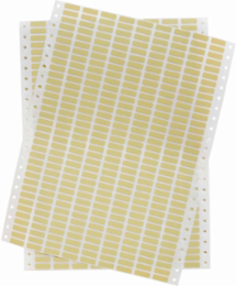 DATAB Series High Temperature Amber Polyimide Labels, Write-on Labels, 0.25" H x 0.75" W, Pack of 10000 Labels, Amber