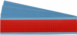 Die Cut Inspection Arrows 0.187 in H x 0.375 in W Cloth Red 25 Cards/Pk