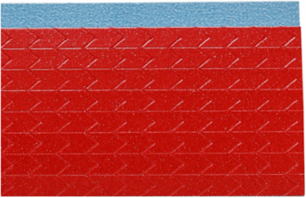 Die Cut Inspection Arrows 0.25 in H x 0.5 in W Cloth Red 25 Cards/Pk