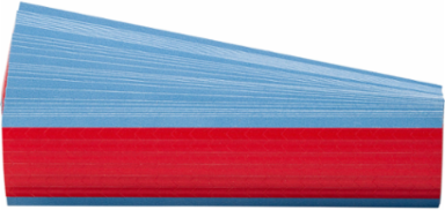 Die Cut Inspection Arrows 0.25 in H x 0.5 in W Cloth Red 25 Cards/Pk