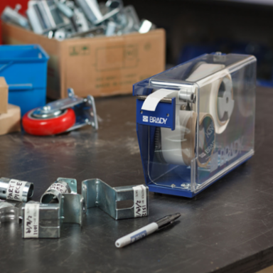 Material Dispenser with Liner Remover