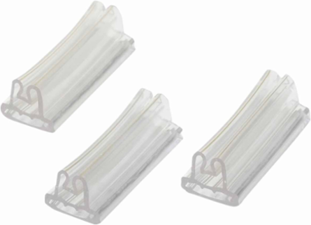 Label Holder, 0.59" W, Pack of 1000 Each, Non-Adhesive