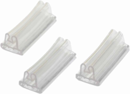Label Holder, 0.59" W, Pack of 1000 Each, Non-Adhesive