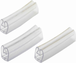 Label Holder, 1.18" W, Pack of 200 Each, Clear PVC