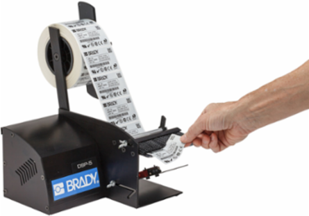 Label Dispenser, Roll Diameters Up to 12"